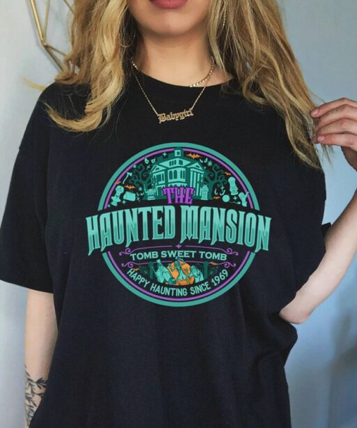 Vintage The Haunted Mansion Shirt | The Nightmare Before ChristmasHaunted Mansion | Haunted Mansion | Disneyland 2023 Foolish Mortals Shirt