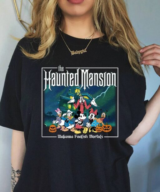 Vintage The Haunted Mansion Shirt | WDW Disneyland The Haunted Mansion Shirt | Haunted Mansion | Disneyland 2023 Foolish Mortals Shirt