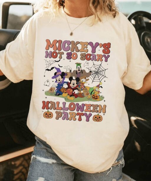 Halloween Shirt | Mickey Friends Halloween Shirt | Mickey's Not So Scary Halloween Party | Mickey Balloons Halloween Shirt