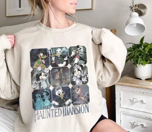 Retro The Haunted Mansion Shirt | Halloween Party | Mickey And Friends Shirt | Disneyland Halloween | Haunted Mansion | Hitchhiking Ghosts