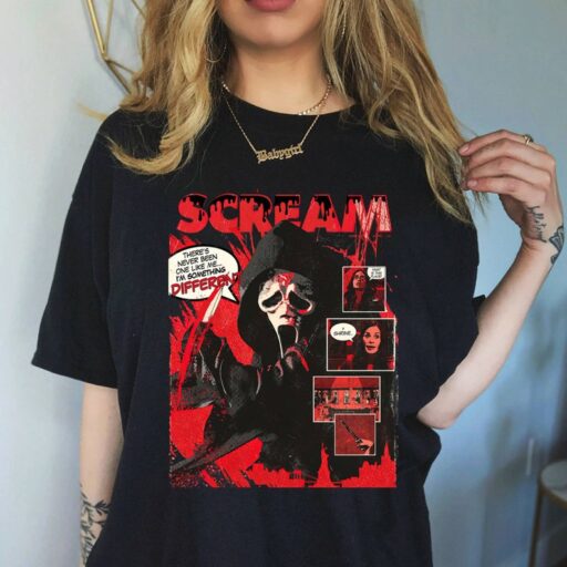 Retro 90s Scream Movie Shirt | Retro Scream Halloween Shirt | Scream Ghost Face Shirt | Horror Movie | Scary Movie Shirt | Halloween Shirt