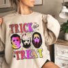 Horror Halloween Characters Shirt | Jason Voorhees Michael Myers Ghost Face Shirt | Spooky Vibes Shirt | Horror Movie Shirt