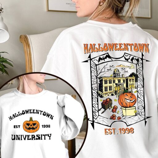 Halloweentown University Est 1998 Sweatshirt | HalloweenTown Sweatshirt | Halloweentown 1998 Shirt | Halloween Sweatshirt