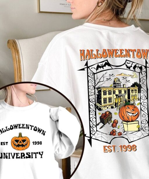 Halloweentown University Est 1998 Sweatshirt | HalloweenTown Sweatshirt | Halloweentown 1998 Shirt | Halloween Sweatshirt