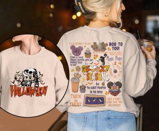 Disneyland Halloween Shirt | Halloween Party Tee | Trick Or Treat Disneyworld Shirt | Mickey Not So Scary | Mickey Family Family Trip Shirt