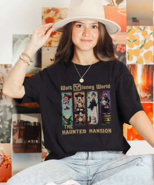 The Haunted Mansion Shirt | Retro Mickey And Friends Haunted Mansion Shirt | Mickey Halloween Shirt | Family Trip Shirt