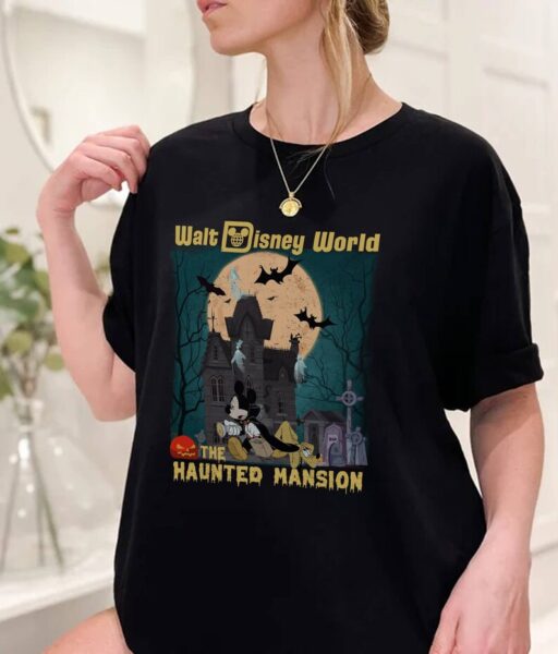 The Haunted Mansion Shirt | Retro Mickey And Friends Haunted Mansion Shirt | Mickey Halloween Shirt | Family Trip Shirt