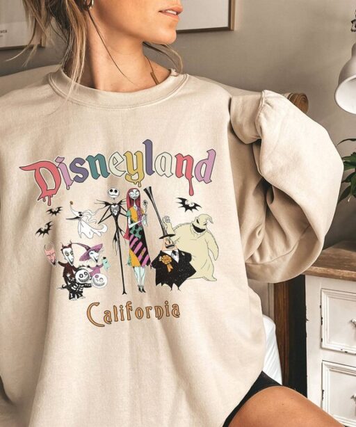 Vintage Disneyland 1955 Halloween Shirt | Oogie Boogie bash Halloween party 2023 shirt | Jack Skellington Nightmare before Christmas shirt