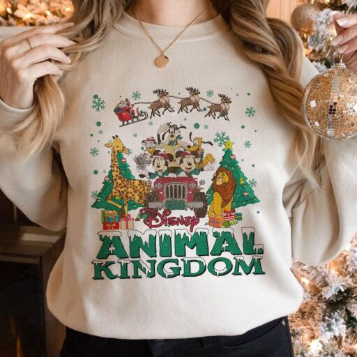 Disney Animal Kingdom Christmas Sweatshirt, Family Matching Christmas Shirt, Safari Mode Shirt, Lion King Christmas, Hakuna Matata Shirt