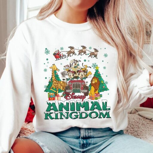Disney Animal Kingdom Christmas Sweatshirt, Family Matching Christmas Shirt, Safari Mode Shirt, Lion King Christmas, Hakuna Matata Shirt