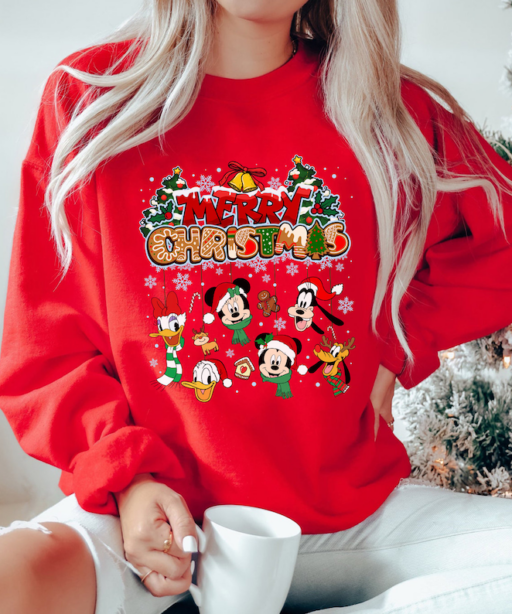 Mickey's Very Merry Christmas Party 2022 Sweatshirt, Disney Christmas Sweatshirt, Mickey Mouse Xmas Shirt, Mickey Friends Christmas Tee