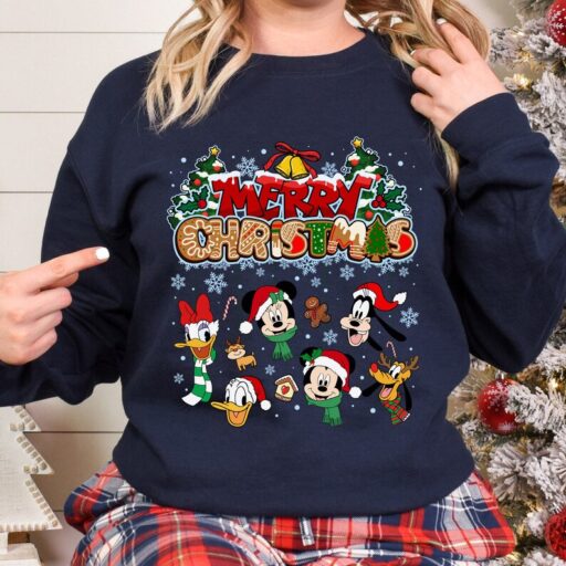 Mickey's Very Merry Christmas Party 2022 Sweatshirt, Disney Christmas Sweatshirt, Mickey Mouse Xmas Shirt, Mickey Friends Christmas Tee