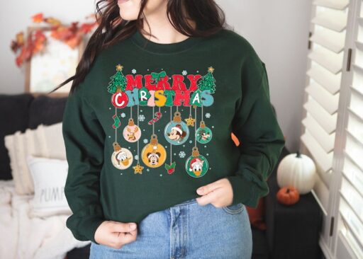 Mickey and Friends Christmas Shirt, All Disney Characters Christmas Shirt, Disney Christmas Shirts, Christmas Crew Tshirt, Disney Trip Sweat