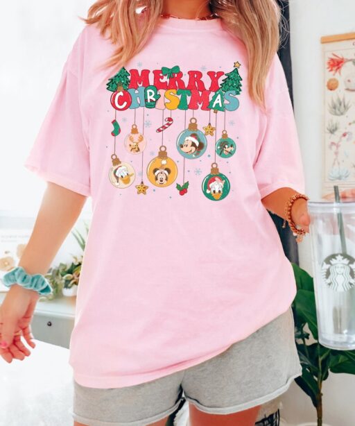 Mickey and Friends Christmas Shirt, All Disney Characters Christmas Shirt, Disney Christmas Shirts, Christmas Crew Tshirt, Disney Trip Sweat