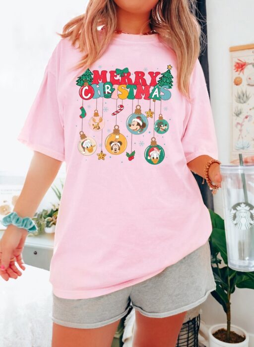 Mickey and Friends Christmas Shirt, All Disney Characters Christmas Shirt, Disney Christmas Shirts, Christmas Crew Tshirt, Disney Trip Sweat