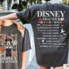 Vintage Disney Eras Tour 2 Sides Shirt, Mickey and Friends Halloween Shirt, Disney Concert Music Shirt, Mickey Eras Tour Shirt, Disney Shirt