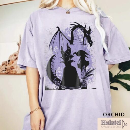 Comfort Colors Vintage Maleficent Shirt, Halloween Villains Shirt, Maleficent Witch Sweatshirt, Disney Halloween 2023 Shirt, Halloween Gift