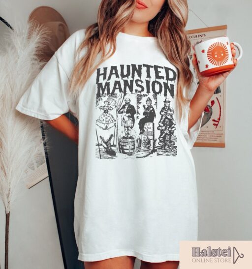 Retro Haunted Mansion Shirt, The Haunted Mansion Shirt, Retro Disney Halloween Shirt, Halloween Party, Halloween Gift