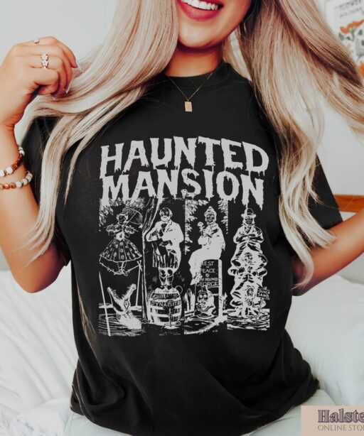 Retro Haunted Mansion Shirt, The Haunted Mansion Shirt, Retro Disney Halloween Shirt, Halloween Party, Halloween Gift