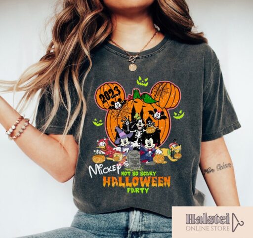 Mickey's Not So Scary Halloween Party Shirts, Mickey and Minnie Halloween Family Shirts, Disney Halloween Shirts, Disney Family Shirt