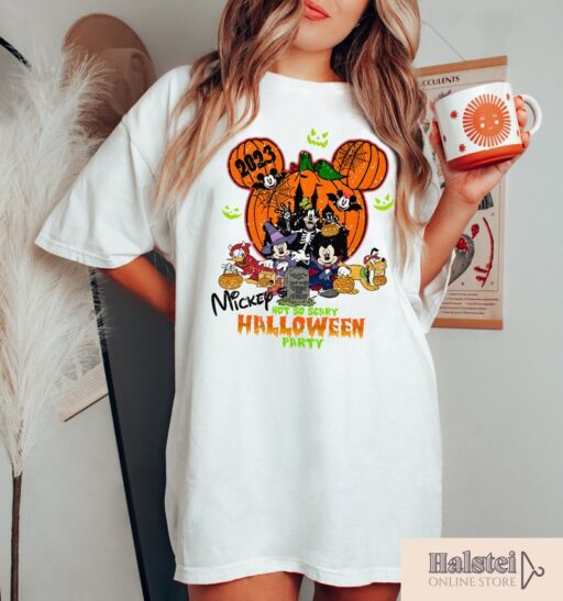 Mickey's Not So Scary Halloween Party Shirts, Mickey and Minnie Halloween Family Shirts, Disney Halloween Shirts, Disney Family Shirt