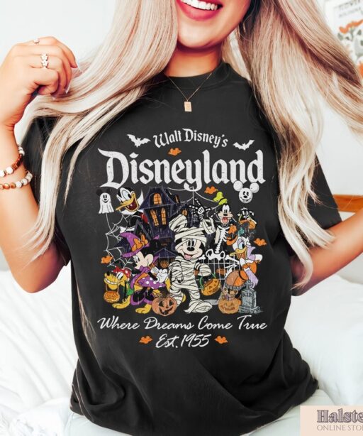 Disney Halloween Vintage T-shirt, Disney Mickey & Friends Halloween, Halloween Disney Family Shirt, Trick Or Treat Disney