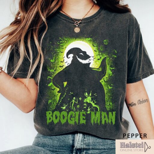 Comfort Colors Retro Boogie Man Shirt, Halloween Boogie T-Shirt, Oogie Boogie 2023 Sweatshirt, Disney Halloween 2023 Shirt, Halloween Gift