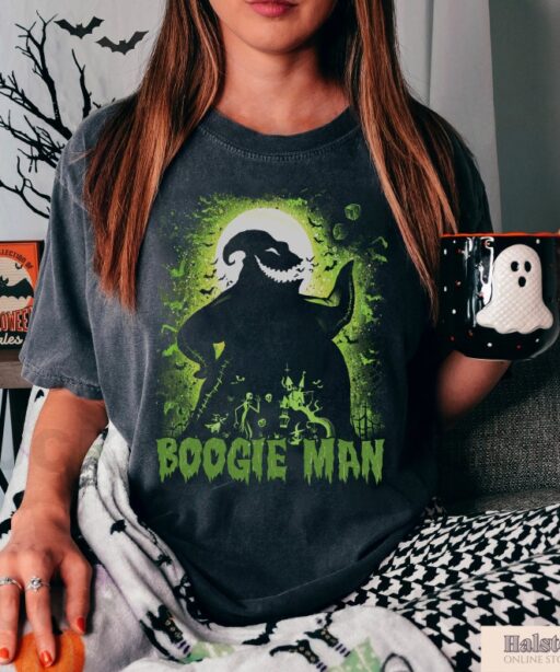 Comfort Colors Retro Boogie Man Shirt, Halloween Boogie T-Shirt, Oogie Boogie 2023 Sweatshirt, Disney Halloween 2023 Shirt, Halloween Gift