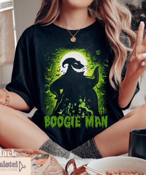 Comfort Colors Retro Boogie Man Shirt, Halloween Boogie T-Shirt, Oogie Boogie 2023 Sweatshirt, Disney Halloween 2023 Shirt, Halloween Gift