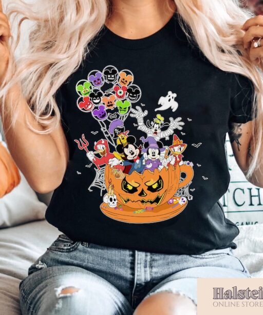 Disney Halloween Shirt, Disney Halloween Matching Shirt, Disney Family Shirt, Mickey Minnie and Friends Shirt, Disney Halloween Shirt