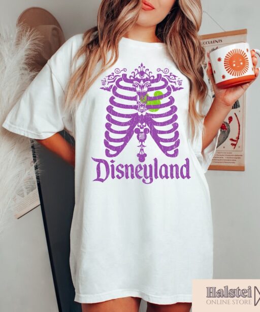 Vintage Mickey Skeleton Shirts, Vintage Disney Skeleton Shirt, Disney Spooky Shirt, Disney Pumpkin Halloween Shirt, Disney Halloween Shirt