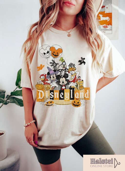 Mickey & Friends Halloween Shirt, Mickey skeleton mummy shirt, Disney world shirt, Disneyland Halloween shirt, Not so scary shirt