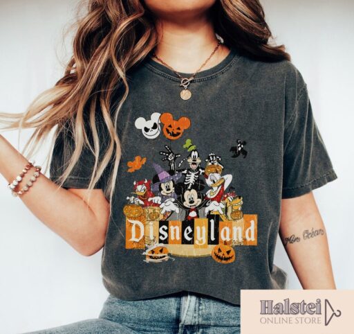 Mickey & Friends Halloween Shirt, Mickey skeleton mummy shirt, Disney world shirt, Disneyland Halloween shirt, Not so scary shirt