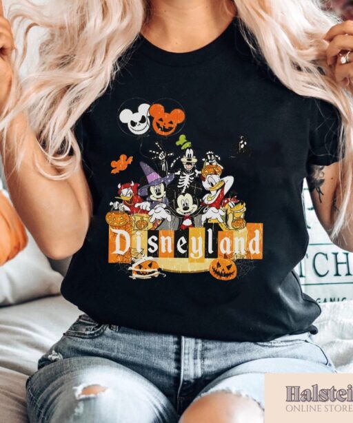 Mickey & Friends Halloween Shirt, Mickey skeleton mummy shirt, Disney world shirt, Disneyland Halloween shirt, Not so scary shirt