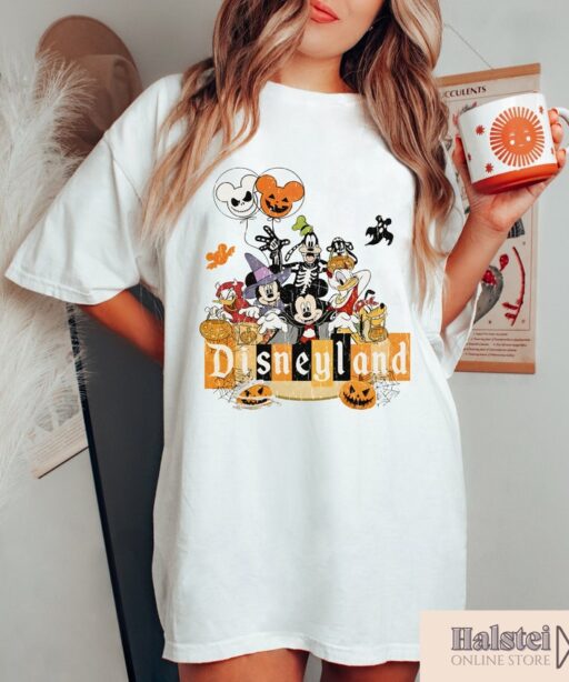 Mickey & Friends Halloween Shirt, Mickey skeleton mummy shirt, Disney world shirt, Disneyland Halloween shirt, Not so scary shirt