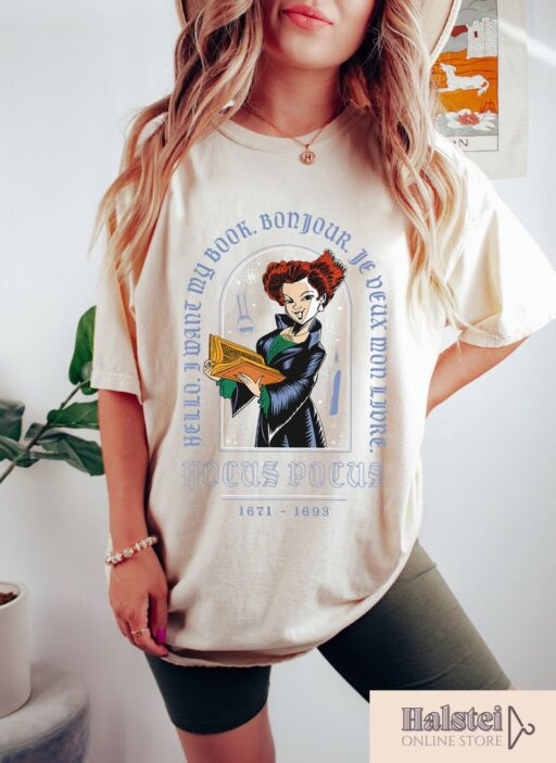 Vintage Disney Hocus Pocus Shirt, Halloween Hocus Pocus Shirt, Retro Disney Halloween Shirt, Halloween Shirt