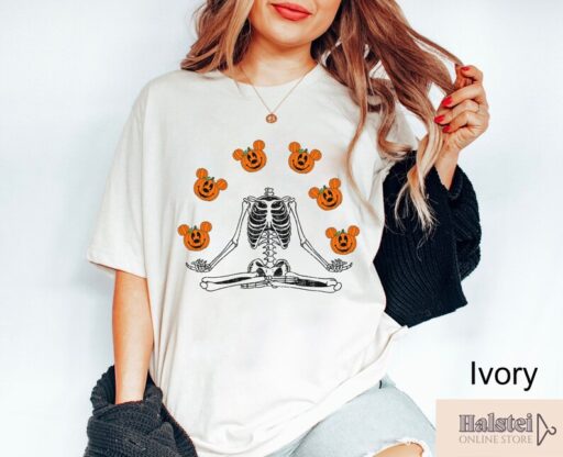 Pumpkin Halloween Shirt, Skeleton Halloween Shirt, Disney Halloween Shirt, Mickey's Not So Scary Party, Pumpkin Shirt, Comfort Color Shirt