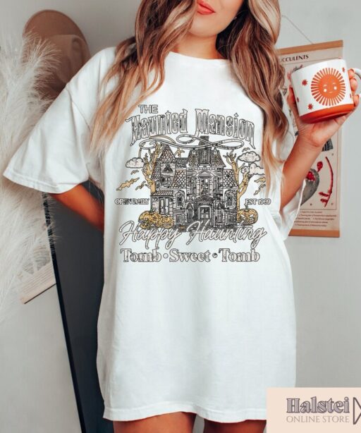 Comfort Colors Vintage The Haunted Mansion shirt, Retro Haunted Mansion shirt, Retro Vintage Halloween Hoodie Sweatshirt, Halloween shirt