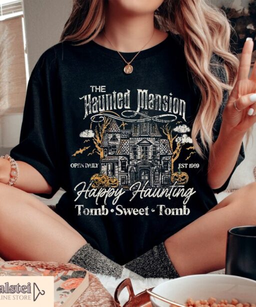 Comfort Colors Vintage The Haunted Mansion shirt, Retro Haunted Mansion shirt, Retro Vintage Halloween Hoodie Sweatshirt, Halloween shirt