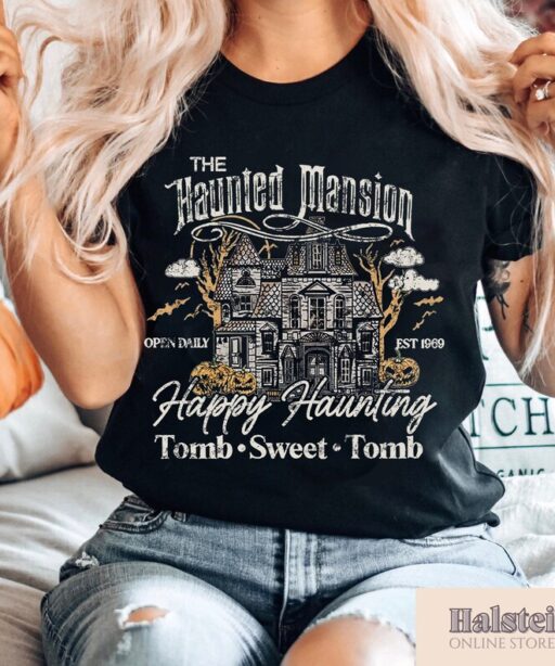 Comfort Colors Vintage The Haunted Mansion shirt, Retro Haunted Mansion shirt, Retro Vintage Halloween Hoodie Sweatshirt, Halloween shirt