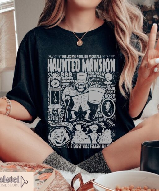 Comfort Colors Haunted Mansion Shirt, The Haunted Mansion Shirt, Retro Disney Halloween Shirt, Halloween Party, Halloween Gift