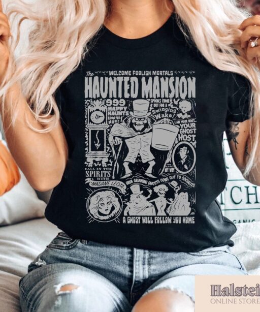 Comfort Colors Haunted Mansion Shirt, The Haunted Mansion Shirt, Retro Disney Halloween Shirt, Halloween Party, Halloween Gift