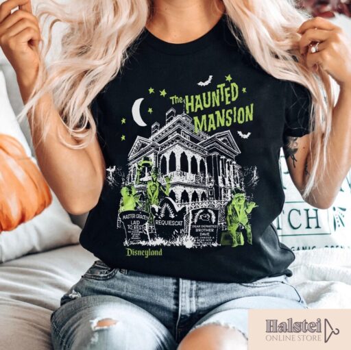 Comfort Colors Vintage Haunted Mansion Shirt, The Haunted Mansion Shirt, Retro Disney Halloween Shirt, Halloween Party, Halloween Gift