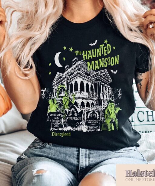 Comfort Colors Vintage Haunted Mansion Shirt, The Haunted Mansion Shirt, Retro Disney Halloween Shirt, Halloween Party, Halloween Gift