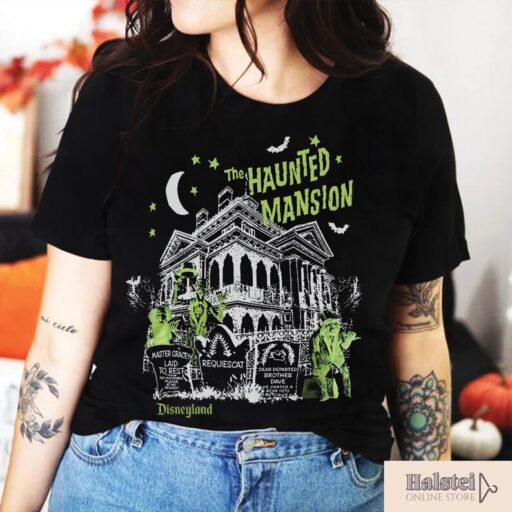 Comfort Colors Vintage Haunted Mansion Shirt, The Haunted Mansion Shirt, Retro Disney Halloween Shirt, Halloween Party, Halloween Gift