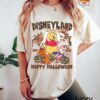 Comfort Color Disneyland Pooh Bear Happy Halloween Shirt, Disney Halloween Shirt, Winnie The Pooh Halloween Shirt, Pooh and Piglet Halloween