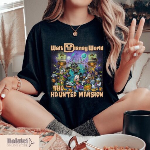 Comfort Color Disney Halloween Haunted Mansion Shirt, The Haunted Mansion Shirt, Retro Disney Halloween Shirt, Disneyland Trip Tee