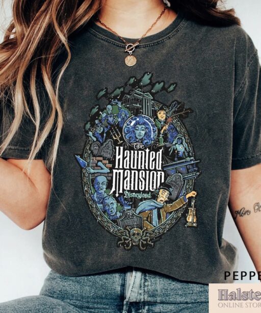 Comfort Color Haunted Mansion Shirt, The Haunted Mansion Shirt, Retro Disney Halloween Shirt, Stretching Room Shirt, Disneyland Trip Tee