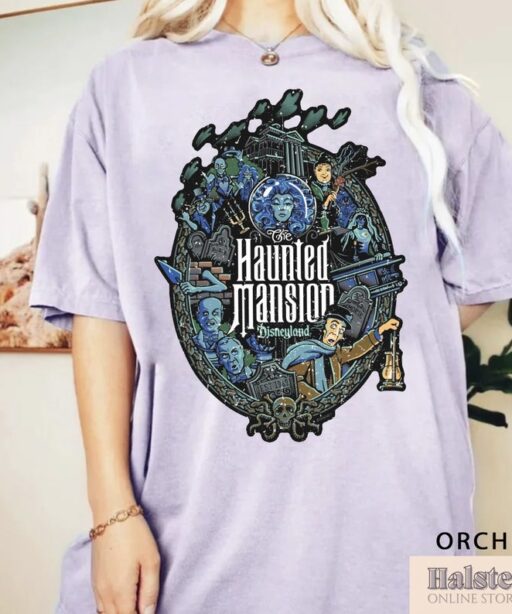 Comfort Color Haunted Mansion Shirt, The Haunted Mansion Shirt, Retro Disney Halloween Shirt, Stretching Room Shirt, Disneyland Trip Tee