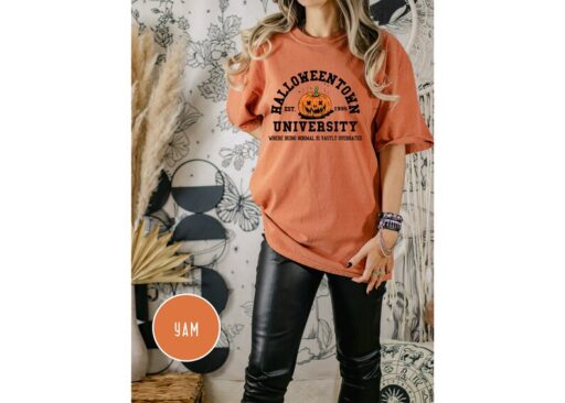 Comfort Colors Halloweentown 1998 Shirt,Pumpkin Halloween Shirt,Halloweentown University Shirt,Spooky Season,Halloween Shirt,Halloween Gift